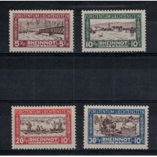 LIECHTENSTEIN 1928 SERIE COMPLETA NUEVA CON GOMA HERMOSA Y RARA 85 EUROS